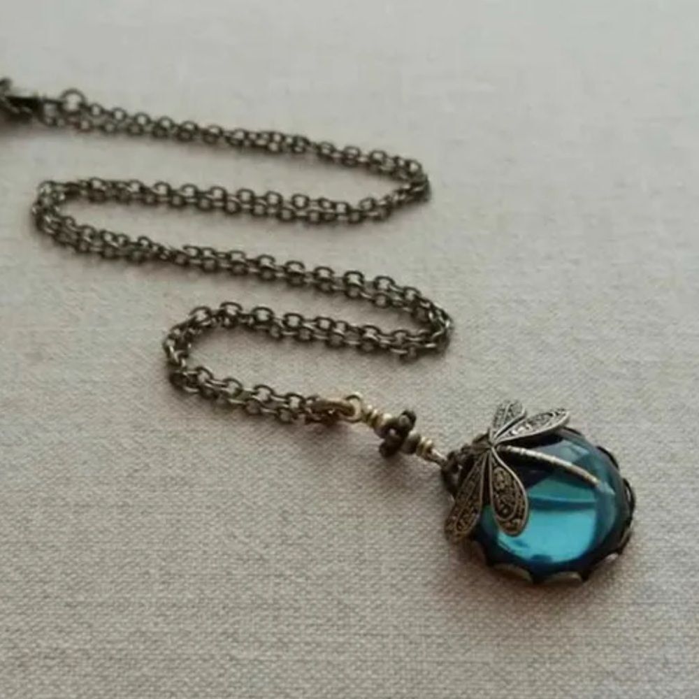 Boho crystal pendant  S198